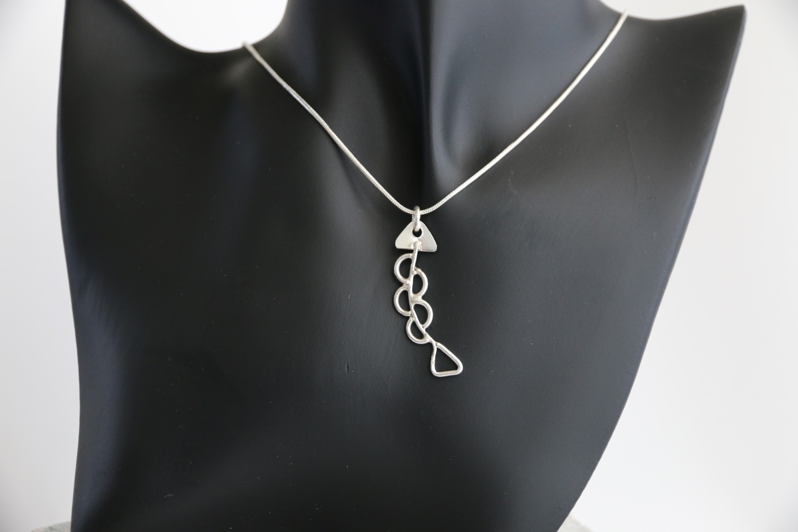 Catch of Silver Necklace